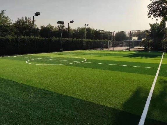 a beautiful footbal ground is done a beautiful footbal ground is done